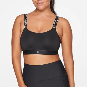 ThirdLove Black Sports Bra with Moisture-Wicking Fabric